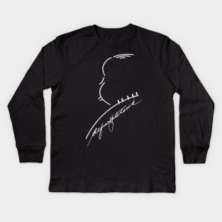 Alfred Hitchcock Kids Long Sleeve T-Shirt